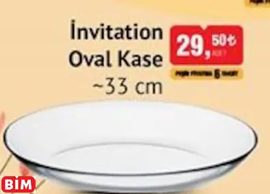 PAŞABAHÇE INVİTATİON OVAL KASE ~33 CM
